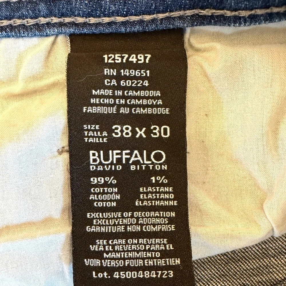 Buffalo David Bitton Jackson Straight Stretch Men's Jeans, Size 38x30